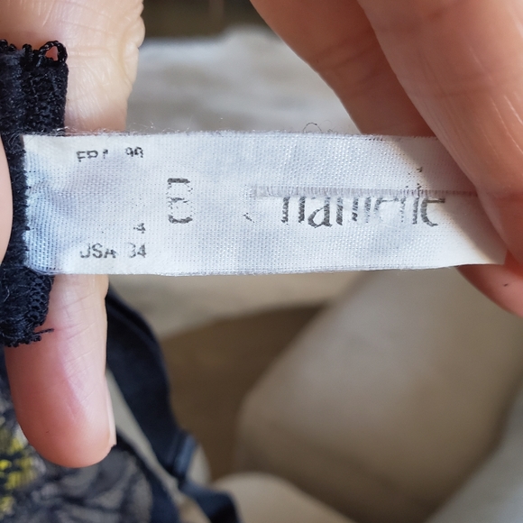 Chantelle Lace Unlined Demi Bra Black - Picture 4 of 6